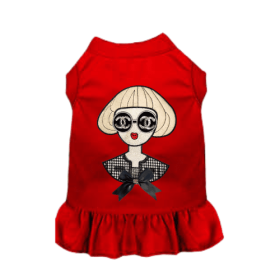 Ms. Fashion Dress (Color: Red, size: X Small)