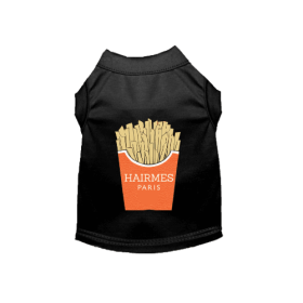 A Side of Hairmes French Fries Dog Shirt (size: X Small)