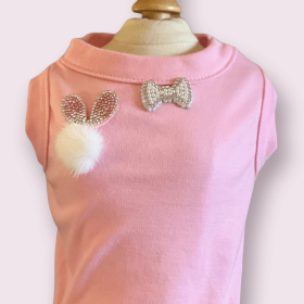 My Fuzzy Easter Bunny Dog Shirt (size: X Small)