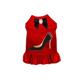 Red Spike Stiletto Dress (size: X Small)