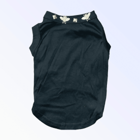 Studded Bee Tee (Color: Black, size: 2X Large)