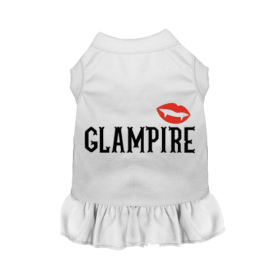 GLAMpire Dress (Color: White, size: X Large)