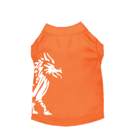 Hairmes Dragon Tee (Color: Orange, size: X Small)