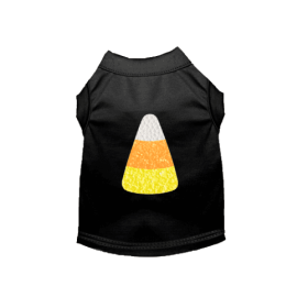 Glitter Candy Corn- Dog Shirt (size: XS)