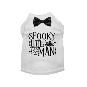 Spooky Little Man Dog Shirt (size: M)